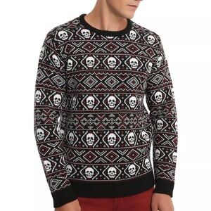 Skull/Skeleton Ugly Christmas/Halloween Sweater